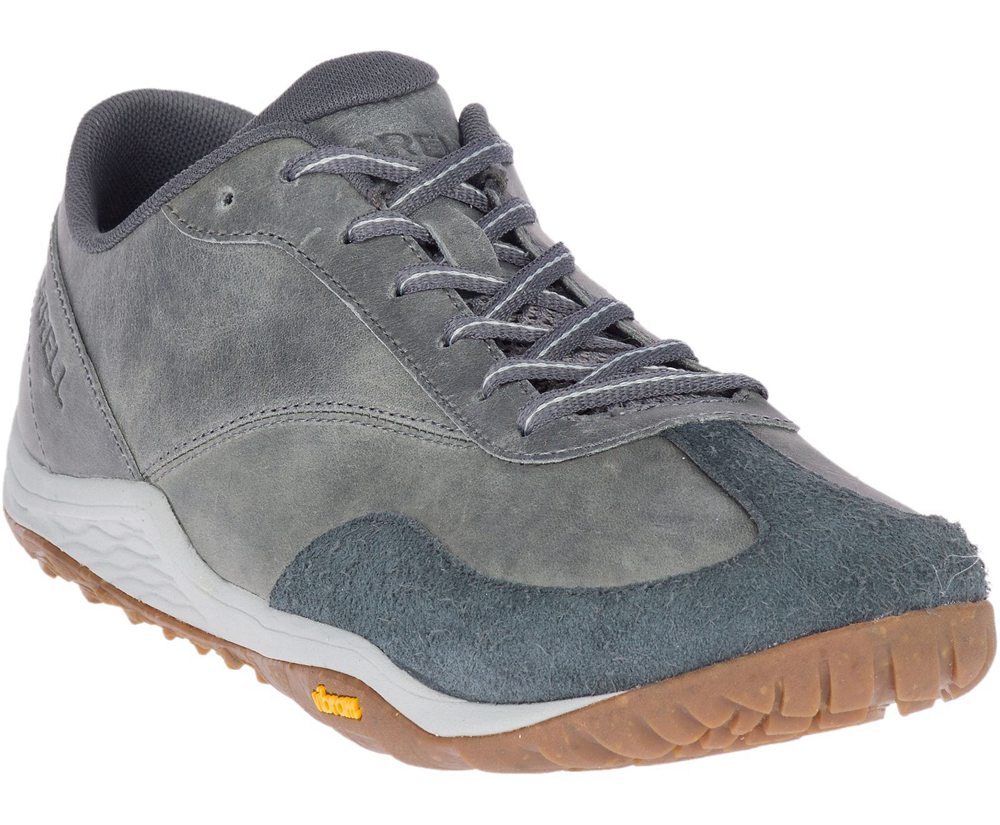 Merrell Sneakers Grey - Trail Glove 5 Leather - Mens 32FGNVKUY